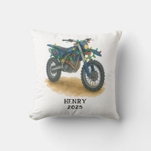 Personalisiertes Dirt Bike Weihnachten Motorrad Ju Kissen