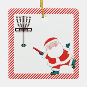 Personalisiertes Disc-Golf-Geschenk Keramikornament