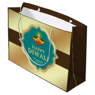 Personalisiertes Diwali Große Geschenktüte