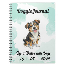 Personalisiertes Doggie Journal - Benutzerdefinier Notizblock