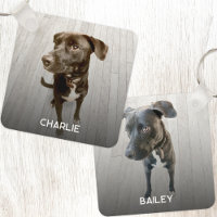 Personalisiertes doppelseitiges Haustier-Hunde-Fot