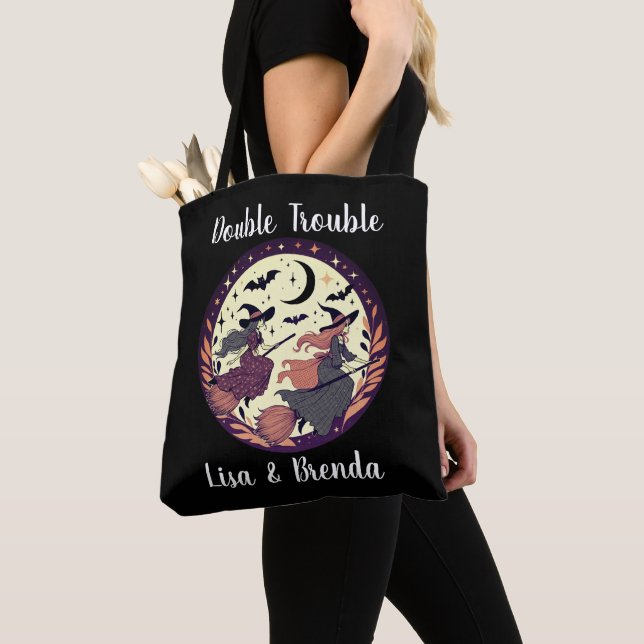 Personalisiertes Doppeltrouble Halloween Tasche (Von Nahem)