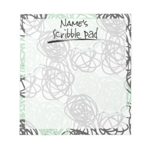 Personalisiertes Drehbuch (Minze/Kohle) Notizblock