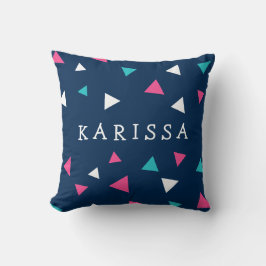Personalisiertes Dreieck-Konfetti-Kissen Kissen