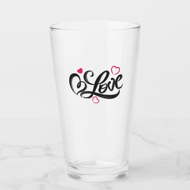 Personalisiertes Druckglas Glas (Vorderseite)