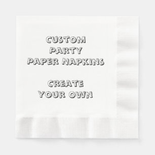 Personalisiertes Druckpapier Party Napkins Serviette