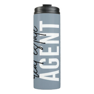 Personalisiertes Echtzeit-Anwesen-Agent Geschenke Thermosbecher