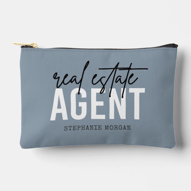 Personalisiertes Echtzeit-Anwesen-Agent Geschenke  Zubehörtasche (Vorderseite)