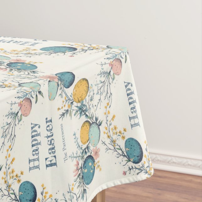 Personalisiertes Ei Tischdecke (Beispiel)