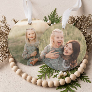 Personalisiertes einfaches Familien-Andenken mit z Ornament