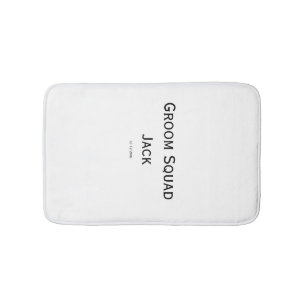 personalisiertes einfaches Monogramm mit Ihrem Nam Badematte
