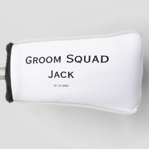 personalisiertes einfaches Monogramm mit Ihrem Nam Golf Headcover