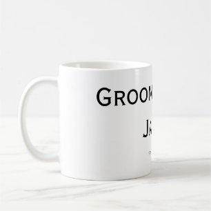 personalisiertes einfaches Monogramm mit Ihrem Nam Kaffeetasse