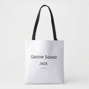 personalisiertes einfaches Monogramm mit Ihrem Nam Tasche
