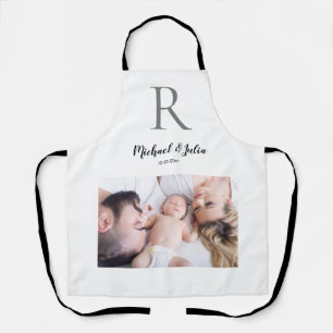 personalisiertes einfaches Monogramm Name erstes W Schürze