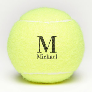 Personalisiertes einfaches Monogramm Tennisbälle