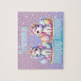 Personalisiertes Einhorn Frohe Ostern