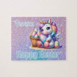 Personalisiertes Einhorn Frohe Ostern