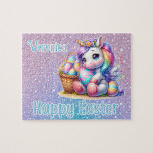 Personalisiertes Einhorn Frohe Ostern