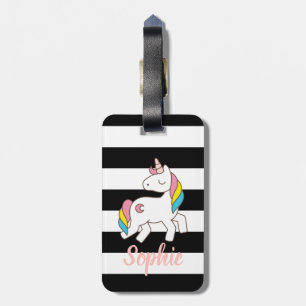 Personalisiertes Einhorngepäck Gepäckanhänger