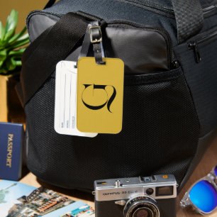Personalisiertes Einzelnes Benutzerdefiniertes Mon Gepäckanhänger