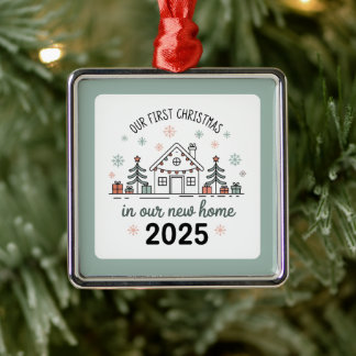 Personalisiertes Einzugs-Andenken Ornament Aus Metall