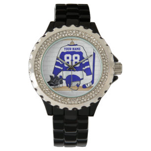 Personalisiertes Eis-Hockey Jersey Armbanduhr