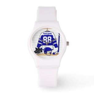Personalisiertes Eis-Hockey Jersey Armbanduhr