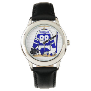 Personalisiertes Eis-Hockey Jersey Armbanduhr