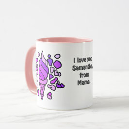 Personalisiertes Eis Tasse