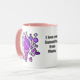 Personalisiertes Eis Tasse
