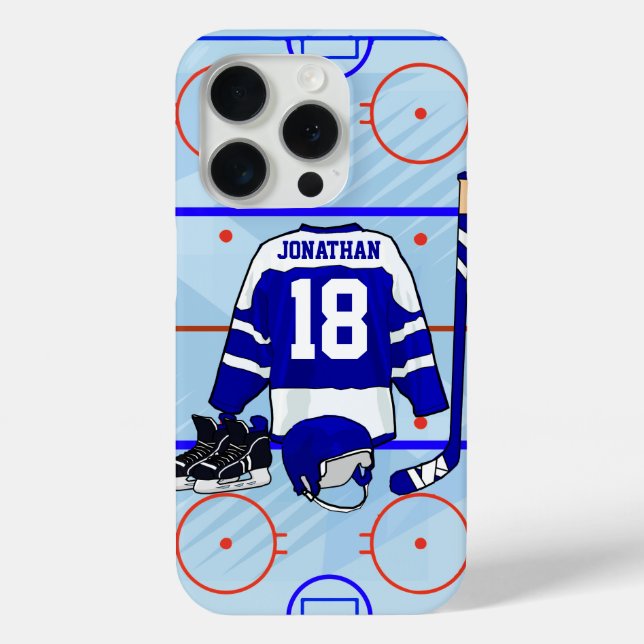 Personalisiertes Eishockey-Design Case-Mate iPhone Hülle (Rückseite)