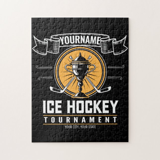 Personalisiertes Eishockeyspiel (Vertikal)