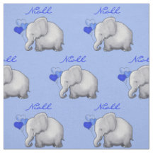 Personalisiertes Elefant-Baby-Jungen-Kinderzimmer