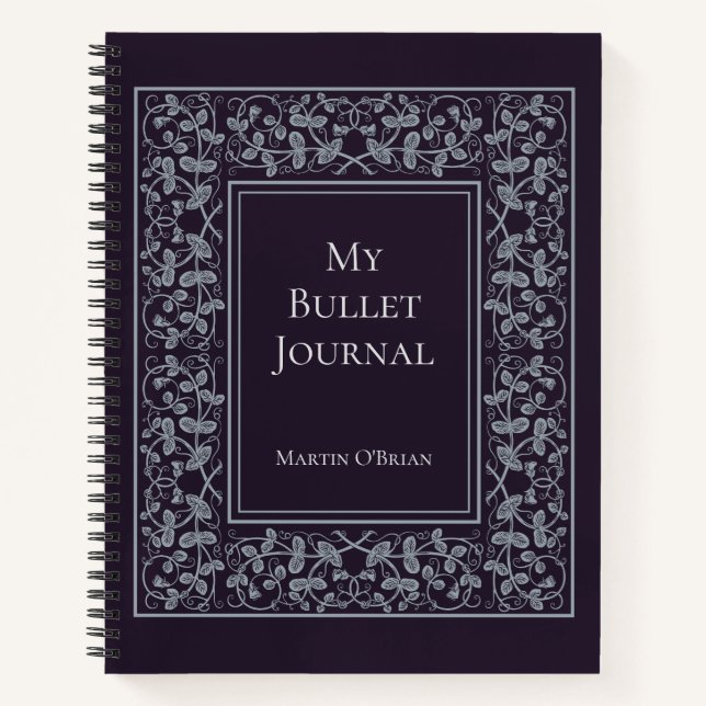 Personalisiertes Elegant Bullet Journal Notizbuch (Vorderseite)