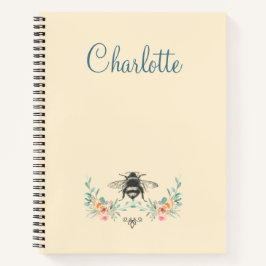 Personalisiertes elegantes Bienenstrom-Notebook Notizbuch