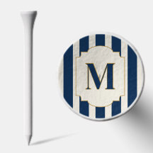 Personalisiertes Elegantes Blau-Monogramm