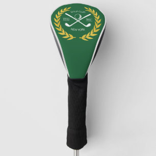 Personalisiertes Elegantes Golf Club Logo   Headcover