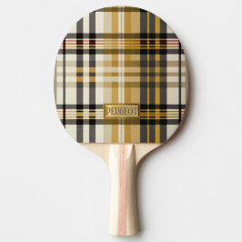 Personalisiertes Elegantes klassisches Tan und Tau Tischtennis Schläger