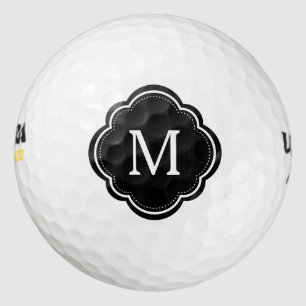 Personalisiertes   elegantes Monogramm Golfball