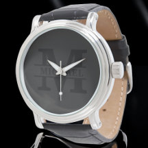 Personalisiertes elegantes Monogramm und Name