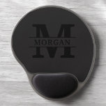 Personalisiertes elegantes Monogramm und Name Gel Mousepad<br><div class="desc">Mit diesem personalisierten Monogramm und Namensprodukt fügen Sie Ihren Alltagsessentiellen eine Touch Eleganz hinzu. Mit einem raffinierten Design und individuell anpassbaren Details verbindet es Eleganz und Funktionalität. Ob für den persönlichen Gebrauch oder als nachdenkliches Geschenk, dieser Artikel zeigt ein stilvolles Monogramm und Ihren gewählten Namen, sodass es einzigartig Ihnen. Ideal...</div>