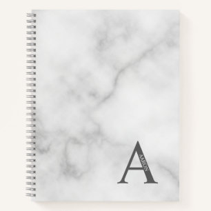 Personalisiertes elegantes Monogramm und NamensNot Notizbuch