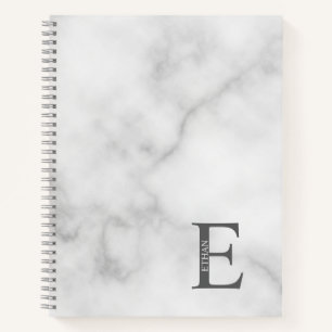 Personalisiertes elegantes Monogramm und NamensNot Notizbuch