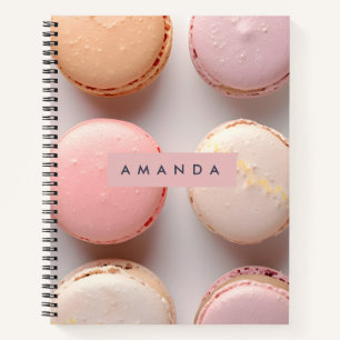 Personalisiertes Elegantes Pastell-Macaron Notizbuch