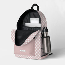 Personalisiertes elegantes, rosa Kariertes Muster