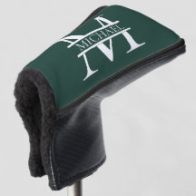 Personalisiertes elegantes Smaragdgrünes Monogramm