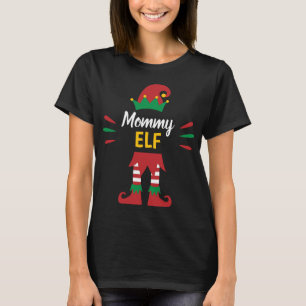 Personalisiertes Elf T-Shirt Mutter-Elf