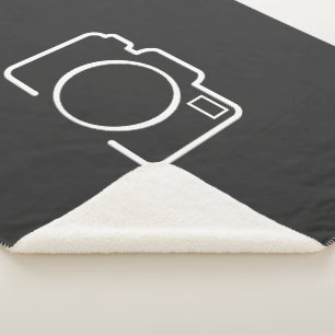 Personalisiertes Eltern-Mama-Papa-Geschenk Familie Sherpadecke