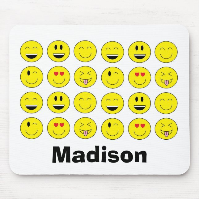 Personalisiertes Emojis Mousepad (Vorne)